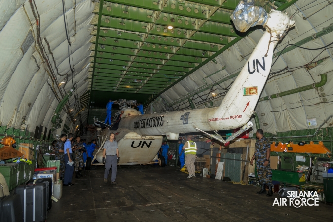 SLAF SUCCESSFULLY CONCLUDES HELICOPTER ROTATION FOR MINUSCA