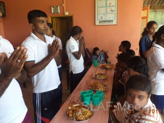 Members of the SLAF Wresting Pool Visit to “Arunoodaya Foundation” at Waikkal
