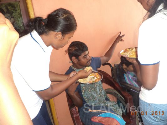 Members of the SLAF Wresting Pool Visit to “Arunoodaya Foundation” at Waikkal