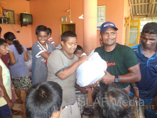 Members of the SLAF Wresting Pool Visit to “Arunoodaya Foundation” at Waikkal