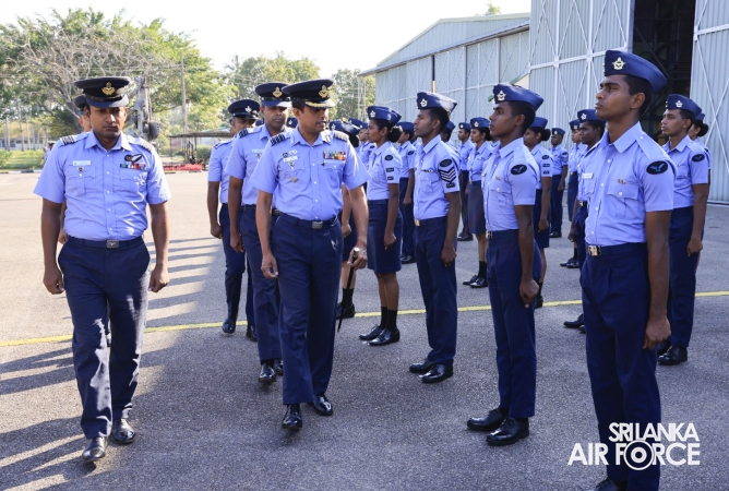 CHANGE OF COMMAND AT THE AIRCRAFT ENGINEERING WING,SLAF BASE KATUNAYAKE