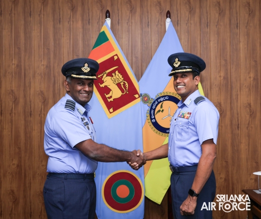 CHANGE OF COMMAND AT THE AIRCRAFT ENGINEERING WING,SLAF BASE KATUNAYAKE