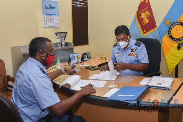CHANGE OF COMMAND AT THE AERONAUTICAL ENGINEERING SUPPORT WING, RATMALANA
