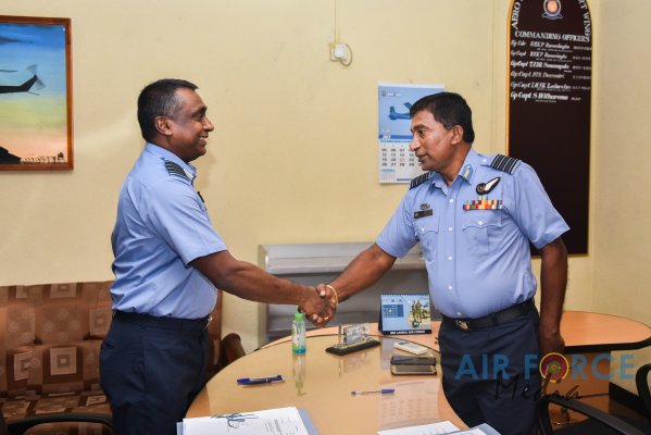 CHANGE OF COMMAND AT THE AERONAUTICAL ENGINEERING SUPPORT WING, RATMALANA