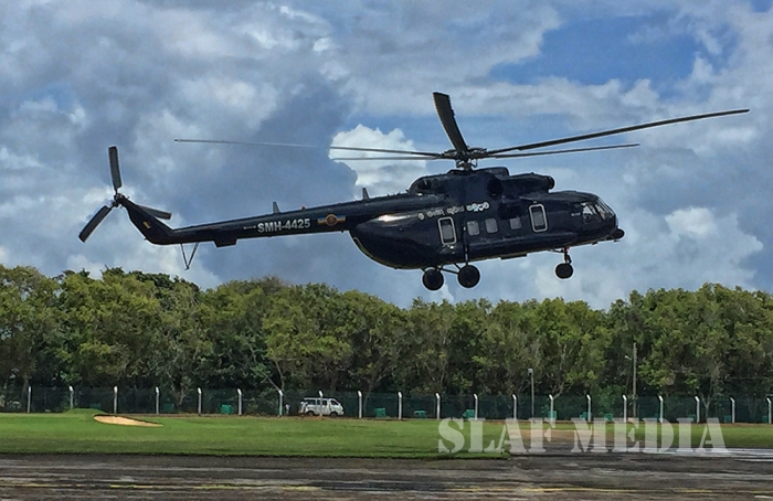 Helitours Flight for Australian Cricket Team from Pallekele to Koggala