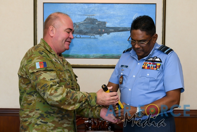 Deputy Commander Joint Operations of the Australian Navy Calls on
Commander