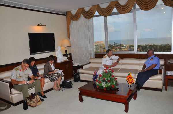 Commander of the Border Protection Command (Australia) visits
AFHQ.