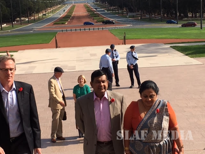 Commander of the Sri Lanka Air Force Visited the Australian War Memorial