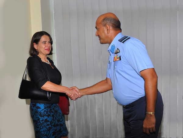 Australian High Commissioner Calls on The Commander of The Air Force