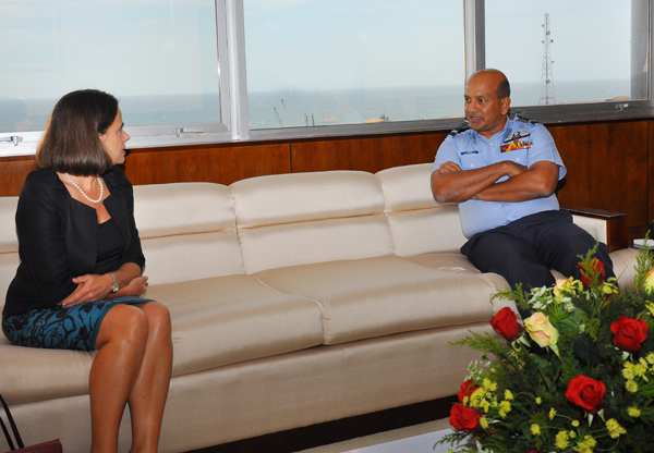 Australian
High Commissioner Calls on The Commander of The Air Force