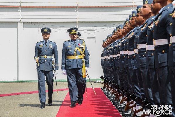 AIR VICE MARSHAL JANAKA AMERASINGHE BIDS ADIEU TO THE SRI LANKA
AIR FORCE