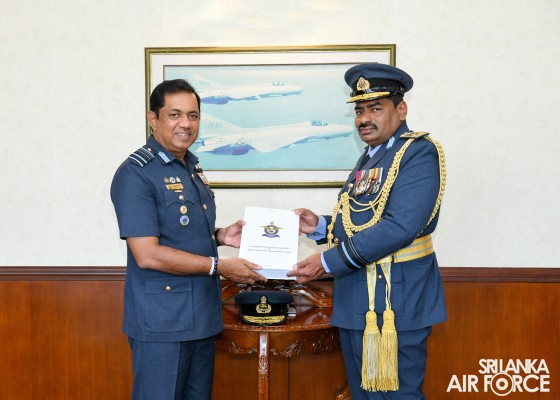 AIR VICE MARSHAL JANAKA AMERASINGHE BIDS ADIEU TO THE SRI LANKA
AIR FORCE