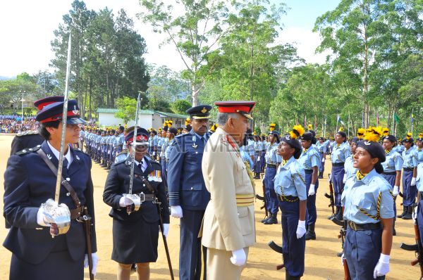 Air Wing Girls Assessment Camp at SLAF Diyatalawa