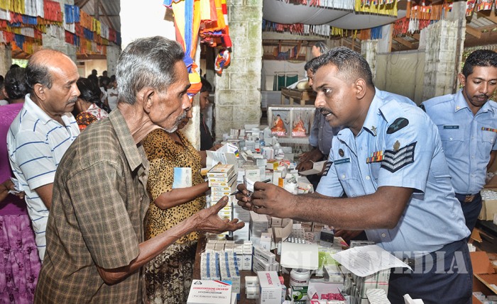 SLAF Medical Teams Assist flood victims at Ayagama