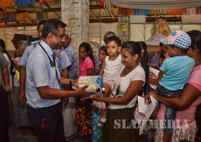 SLAF Medical Teams Assist flood victims at Ayagama