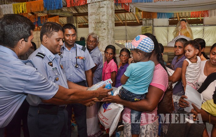 SLAF Medical Teams Assist flood victims at Ayagama
