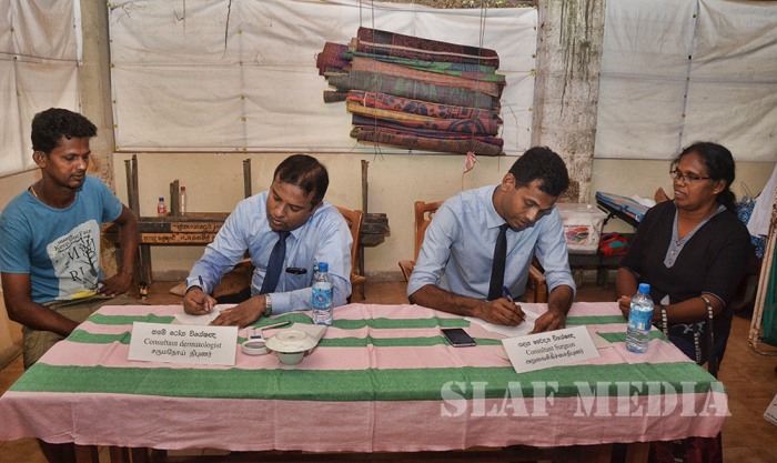 SLAF Medical Teams Assist flood victims at Ayagama