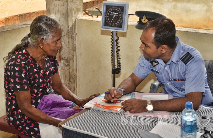 SLAF Medical Teams Assist flood victims at Ayagama