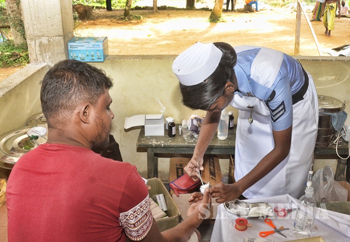 SLAF Medical Teams Assist flood victims at Ayagama