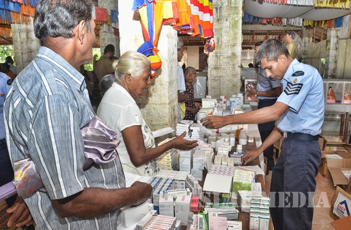 SLAF Medical Teams Assist flood victims at Ayagama