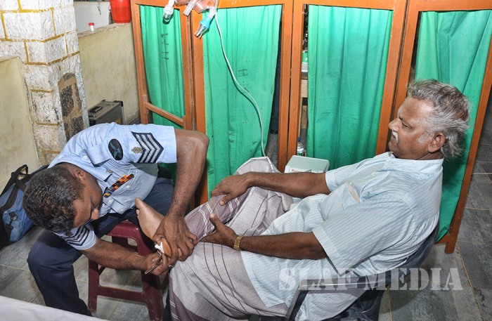 SLAF Medical Teams Assist flood victims at Ayagama