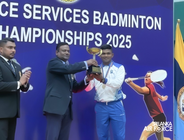 SLAF MEN’S BADMINTON TEAM SECURES CHAMPIONSHIP AT 13th DEFENCE SERVICES BADMINTON TOURNAMENT