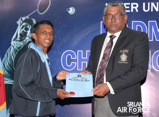 SLAF INTER
UNIT AND OPEN BADMINTON CHAMPIONSHIPS 2024