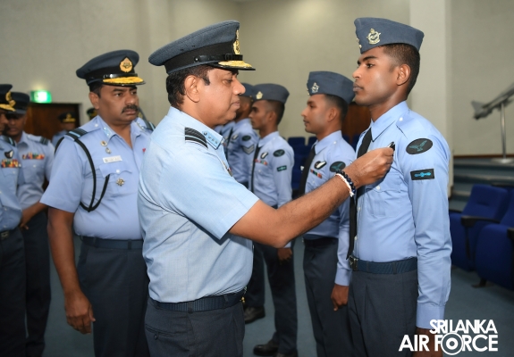 AWARDING CEREMONY OF AIR CREW QUALIFICATION INSIGNIA