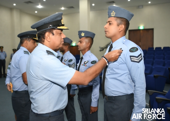 AWARDING CEREMONY OF AIR CREW QUALIFICATION INSIGNIA