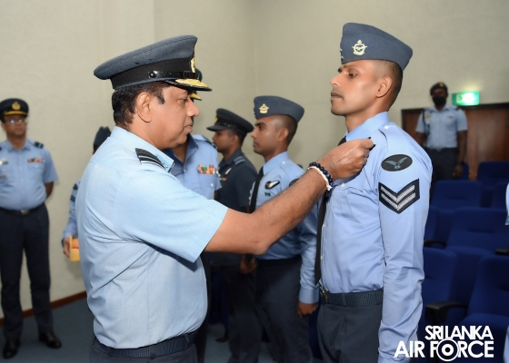 AWARDING CEREMONY OF AIR CREW QUALIFICATION INSIGNIA