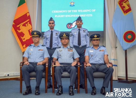 AWARDING CEREMONY OF AIR CREW QUALIFICATION INSIGNIA