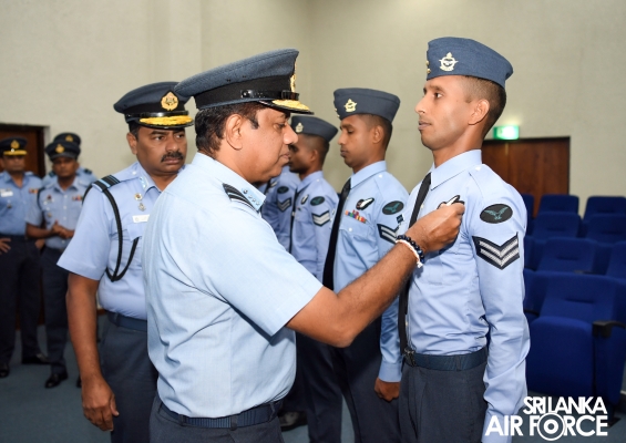 AWARDING CEREMONY OF AIR CREW QUALIFICATION INSIGNIA