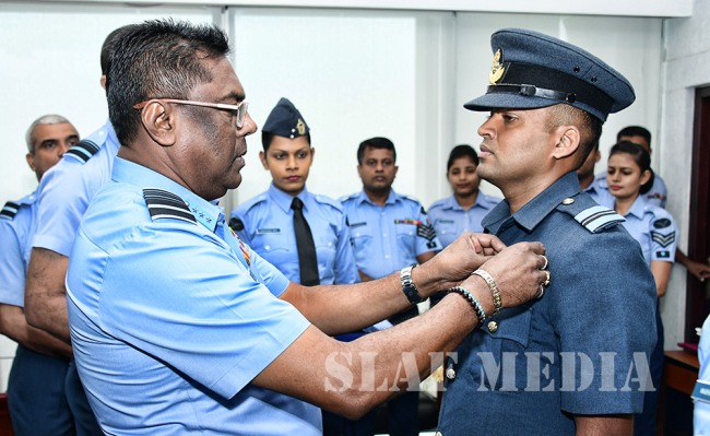 Awarding of Flight Engineer, Air Surveillance Brevets and Fighter Controller Badges