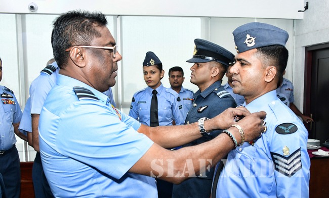Awarding of Flight Engineer, Air Surveillance Brevets and Fighter Controller Badges