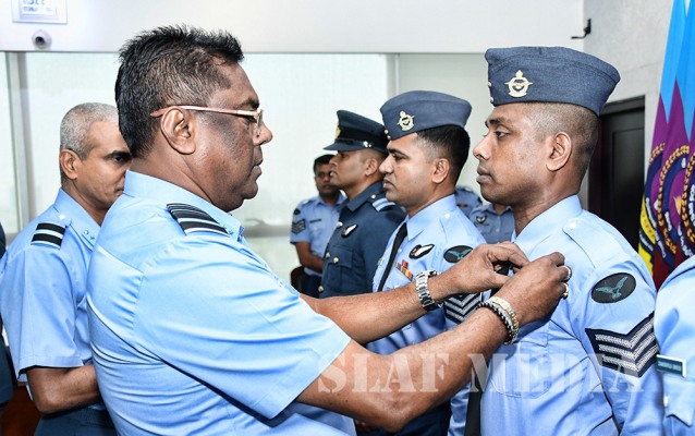 Awarding of Flight Engineer, Air Surveillance Brevets and Fighter Controller Badges