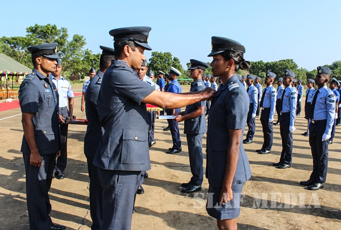 EOD Badge Awarding Parade at SLAF Station Palavi