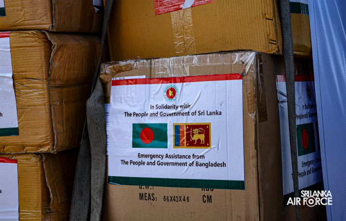BANGLADESH AIR FORCE C-130J AIRCRAFT ARRIVES WITH HUMANITARIAN ASSISTANCE