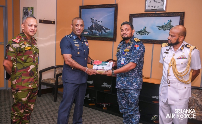 BANGLADESH DEFENCE SERVICES COMMAND AND STAFF COURSE DELEGATION
VISITS AIR FORCE HEADQUARTERS