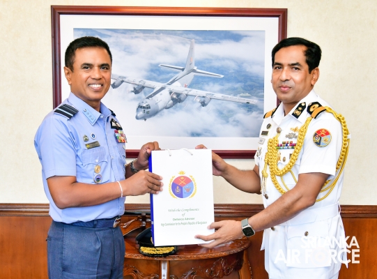BANGLADESH
DEFENCE ADVISOR CALLS ON THE COMMANDER