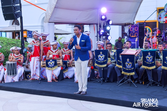 The Sri Lanka Air Force Performing Arts Wing joined the United States Air Force Band of the Pacific