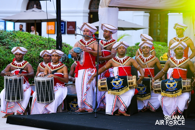 The Sri Lanka Air Force Performing Arts Wing joined the United States Air Force Band of the Pacific