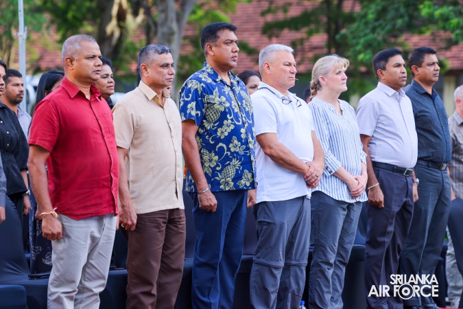 The Sri Lanka Air Force Performing Arts Wing joined the United States Air Force Band of the Pacific