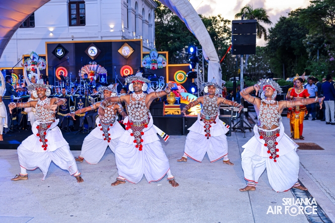 The Sri Lanka Air Force Performing Arts Wing joined the United States Air Force Band of the Pacific