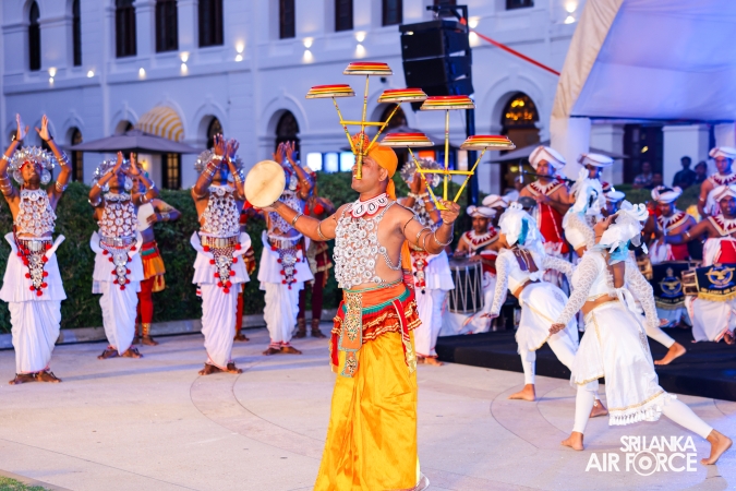 The Sri Lanka Air Force Performing Arts Wing joined the United States Air Force Band of the Pacific