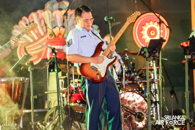 The Sri Lanka Air Force Performing Arts Wing joined the United States Air Force Band of the Pacific
