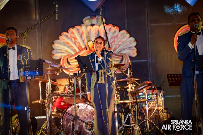The Sri Lanka Air Force Performing Arts Wing joined the United States Air Force Band of the Pacific