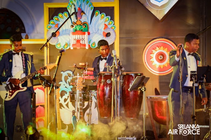 The Sri Lanka Air Force Performing Arts Wing joined the United States Air Force Band of the Pacific