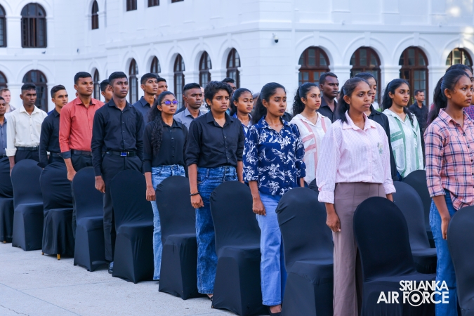 The Sri Lanka Air Force Performing Arts Wing joined the United States Air Force Band of the Pacific
