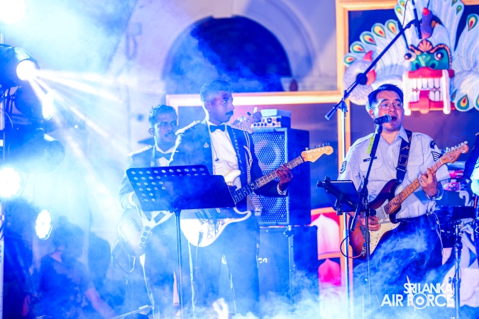 The Sri Lanka Air Force Performing Arts Wing joined the United States Air Force Band of the Pacific