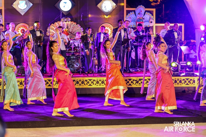 The Sri Lanka Air Force Performing Arts Wing joined the United States Air Force Band of the Pacific
